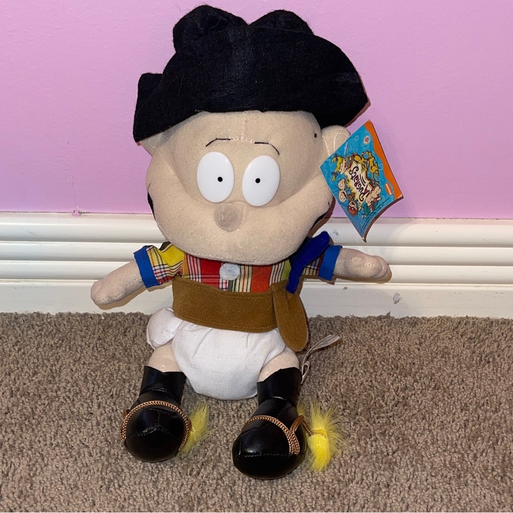 Nickelodeon Rugrats nanco cowboy western tommy plush stuffed animal